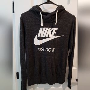 Nike heathered gray lightweight sweatshirt Medium